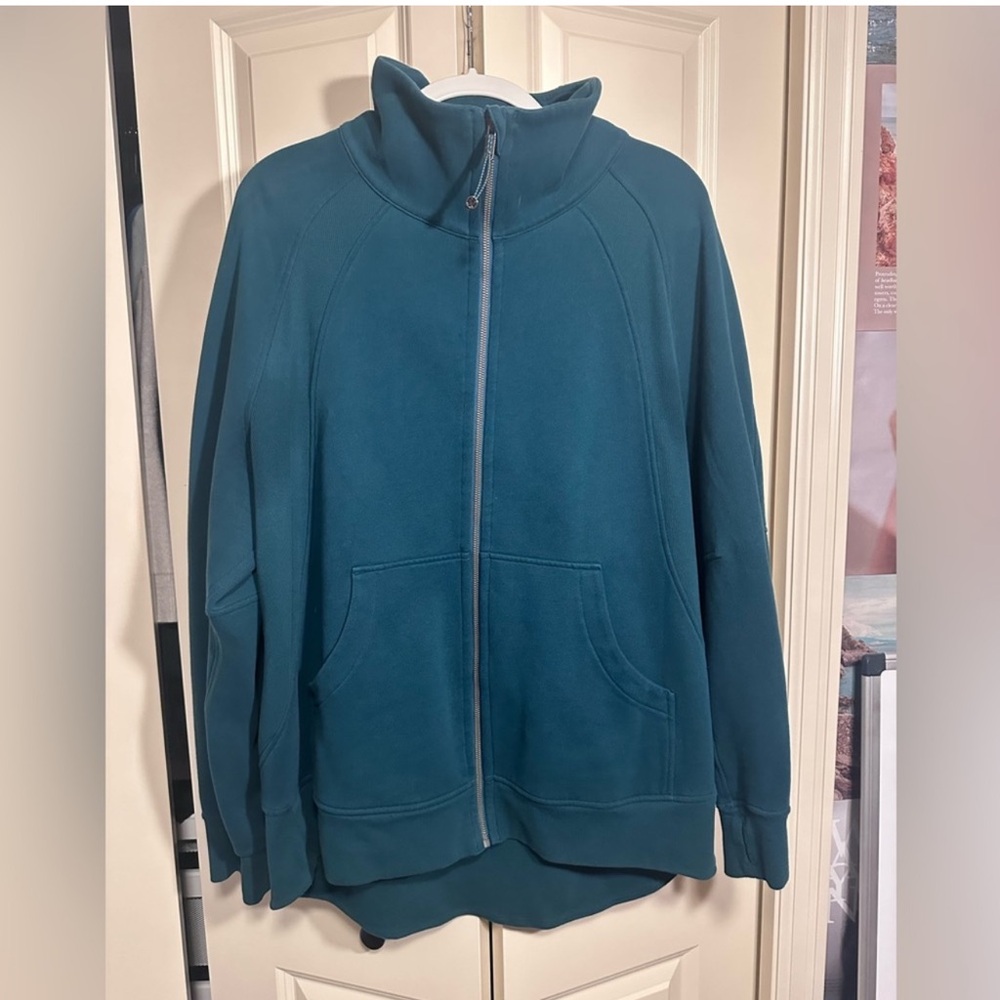 Lululemon Full Zip Oversized Funnel Neck Scuba